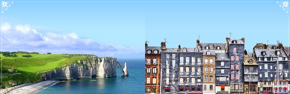 憧れのノルマンディー 印象派を魅了した風景画の世界 フランス旅行専門店 空の旅